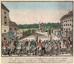 Unbekannter Künstler - Die Krönung von Kaiser Leopold II. zum König von Ungarn in Preßburg am 15. November 1790