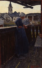 Segantini, Giovanni - Auf dem Balkon