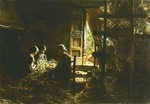 Segantini, Giovanni - La raccolta dei bozzoli (Die Kokonernte)