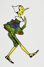 Mussino, Attilio - Illustration aus Abenteuer des Pinocchio von Carlo Collodi 