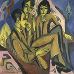 Kirchner, Ernst Ludwig - Künstlergruppe (Unterhaltung der Künstler)