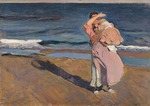Sorolla y Bastida, Joaquín - Fischerin mit Kind, Valencia