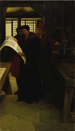 Pyle, Howard - Johannes Gutenberg in seiner Werkstatt