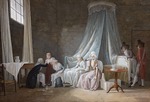 Mallet, Jean-Baptiste - Madame Royale, von Brunier am 24. Januar 1793 behandelt. Königliche Familie im Temple