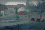 Khnopff, Fernand - Am Eingang des Dorfes