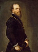 Tintoretto, Jacopo - Mann mit goldener Kette