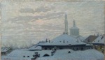 Morbelli, Angelo - Tetti sotto la neve (Dächer unter dem Schnee)