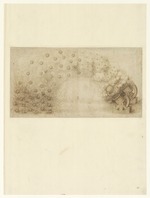 Leonardo da Vinci - Studie von zwei Mörsern, die explodierende Geschosse abfeuern
