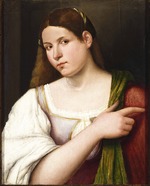 Cariani, Giovanni - Bildnis einer jungen Frau