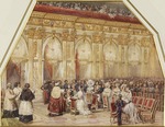 Lami, Eugène Louis - Die Hochzeit von Prinz Ferdinand Philippe d'Orleans und Prinzessin Helene zu Mecklenburg-Schwerin in Fontainebleau