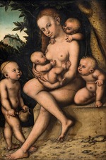 Cranach, Lucas, der Ältere - Barmherzigkeit