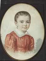 Hampeln, Carl, von - Porträt von Eugenia Kotschubei als Kind