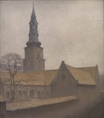 Hammershøi, Vilhelm - Die St.-Petri-Kirche, Kopenhagen