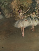 Degas, Edgar - Zwei Tänzerinnen auf der Bühne