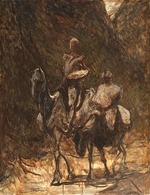 Daumier, Honoré - Don Quijote und Sancho Panza
