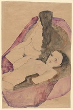 Schiele, Egon - Zwei liegende Akte
