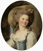 Labille-Guiard, Adélaïde - Madame Dugazon (1755-1821) als Babet in Komödie Blaise et Babet, ou la Suite des trois fermiers