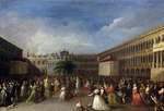 Borsato, Giuseppe - Der Freiheitsbaum aufgerichtet auf dem Markusplatz am 4. Juni 1797