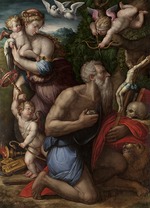 Vasari, Giorgio - Die Versuchung des heiligen Hieronymus