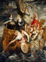 Rubens, Pieter Paul - Großjährigkeit des Dauphins Ludwigs XIII. (Gemäldezyklus für Maria de' Medici)