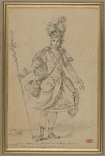 Boucher, François - Tithonos. Kostümentwurf zur Oper Titon et l'Aurore von Jean-Joseph de Mondonville