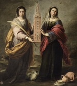 Murillo, Bartolomé Estebàn - Die Heiligen Justina und Rufina