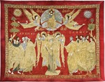 Byzantinische angewandte Kunst - Die Himmelfahrt Christi (Kirchliche Stickerei)