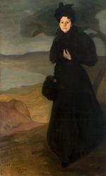 Zuloaga y Zabaleto, Ignacio - Porträt von Mademoiselle Valentine Dethomas