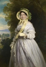 Winterhalter, Franz Xavier - Porträt von Großfürstin Anna Fjodorowna (1781-1860), Prinzessin Juliane von Sachsen-Coburg-Saalfeld