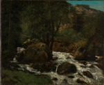 Courbet, Gustave - Waldstrom, Jura