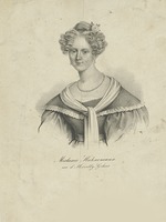 Unbekannter Künstler - Porträt von Mélanie d'Hervilly Gohier Hahnemann (1800-1878)