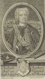 Bernigeroth, Martin - Porträt von Burkhard Christoph Graf von Münnich (1683-1767)