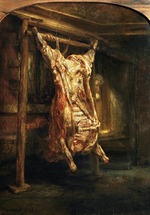 Rembrandt van Rhijn - Ausgeweideter Ochse