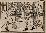 Unbekannter Künstler - Die Kunst des Schmiedens. Aus Speculum Vitae Humanae von Rodericus Zamorensis