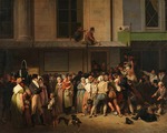 Boilly, Louis-Léopold - Vor dem Theater de l'Ambigu-Comique am Tag einer Gratisvorstellung