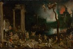 Brueghel, Jan, der Ältere - Aeneas und Sibylle in der Unterwelt