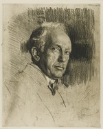 Liebermann, Max - Porträt von Komponist Richard Strauss (1864-1949)
