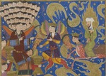 Unbekannter Künstler - Miradschname. Das Buch der Himmelfahrt des Propheten Mohammed