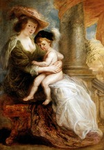 Rubens, Pieter Paul - Hélène Fourment mit ihrem Sohn Frans