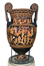 Lycurgus-Maler - Der Garten der Hesperiden (Apulischer Krater)