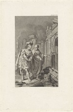 Buys, Jacobus - Scipio Aemilianus vor den Ruinen von Karthago in Begleitung von Polybios