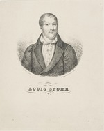 Fricke, Friedrich August - Porträt von Violinist und Komponist Louis Spohr (1784-1859)