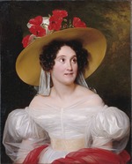 Hersent, Louis - Porträt von Madame Arachequesne