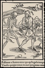 Unbekannter Künstler - Illustration für das Buch Das Narrenschiff von Sebastian Brant