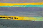 Vallotton, Felix Edouard - Coucher de soleil jaune et vert (Gelber und grüner Sonnenuntergang)