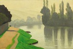 Vallotton, Felix Edouard - Morgennebel in Andelys