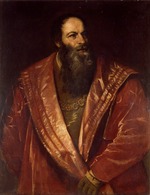 Tizian - Porträt von Pietro Aretino