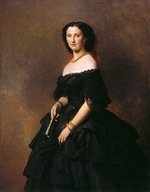 Winterhalter, Franz Xavier - Porträt von Fürstin Jelisaweta Alexandrowna Barjatinskaja (1826-1902), geb. Gräfin Tschernyschewa