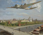 Antipow, Nikolai Alexandrowitsch - Flug über den Kreml, Moskau