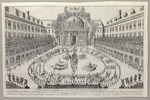 Unbekannter Künstler - Rossballett im Wiener Burghof anlässlich der Vermählung von Leopold I. mit Margarita Teresa